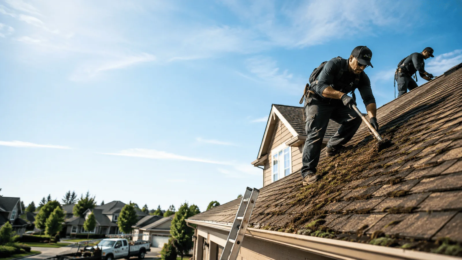 Roof Moss Removal in Clayton, IL near me